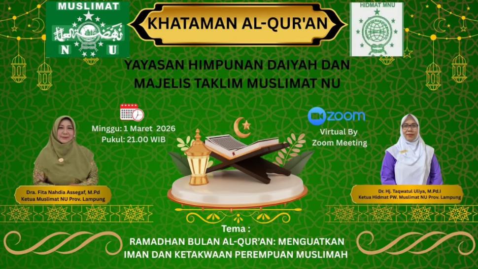 Ramadhan Bulan Al-Qur'an: Menguatkan Iman dan Ketakwaan Perempuan Muslimah