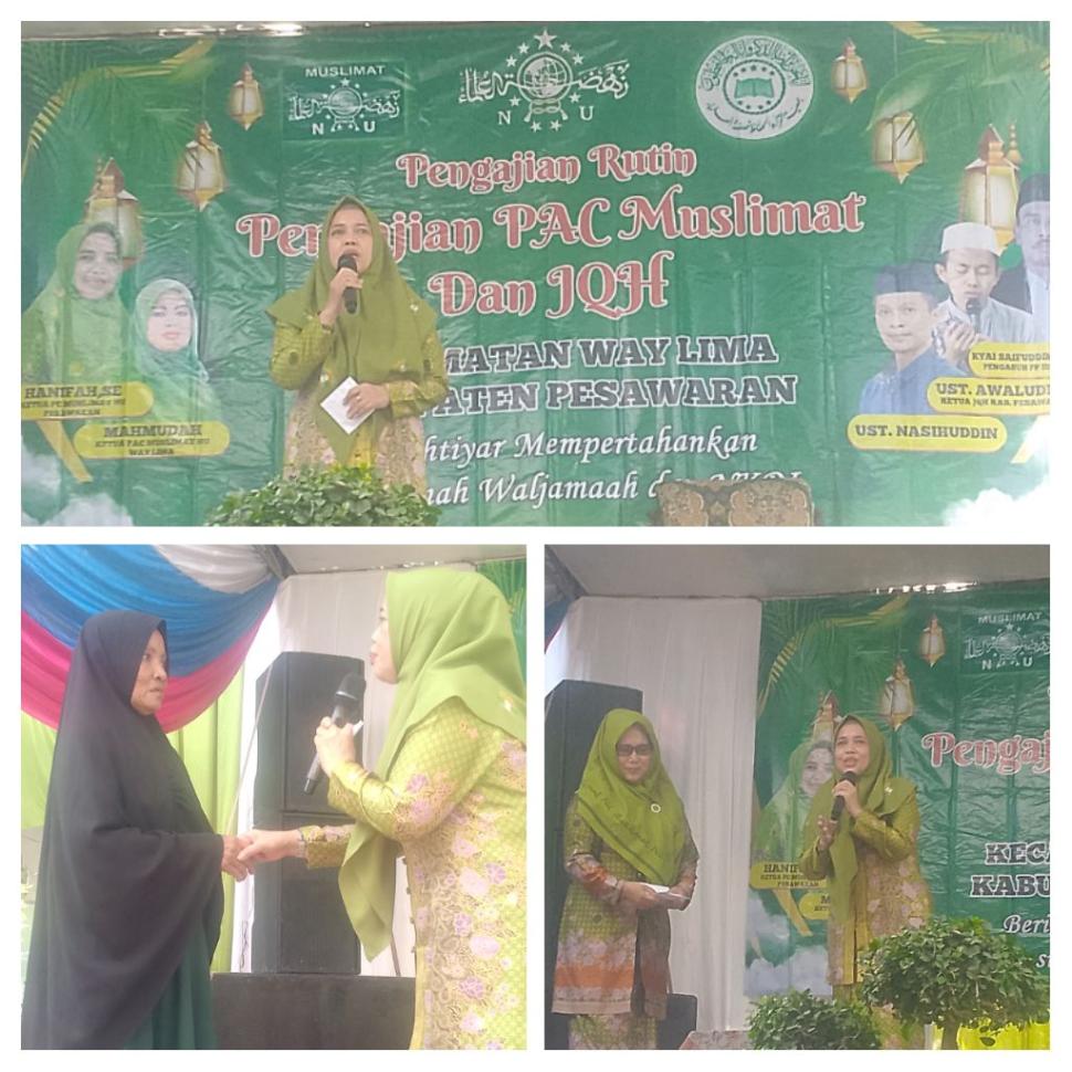 PENGAJIAN RUTIN PENGAJIAN PAC MUSLIMAT NU WAY LIMA