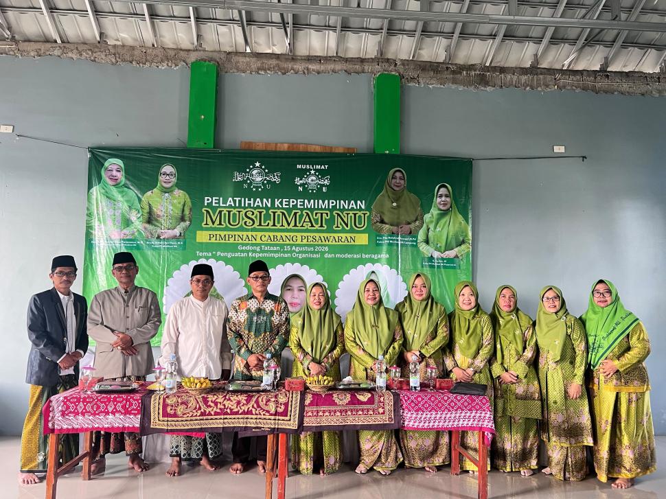 PC MUSLIMAT NU PESAWARAN MENGADAKAN PELATIHAN KEPEMIMPINAN MUSLIMAT NU